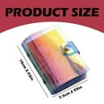 thumbnail image 2 of Holographic Laser Instant Camera Photo Album,Small Photo Book for 2x3" Film/Photocards,Colorful Plastic Photocard Holder,photo album,card storage,Light blue,1PC, 2 of 7
