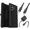 Black, variant on OtterBox Galaxy S24 Ultra (Only) Bundle: Defender Series Pro Case - Black - Rugged & Durable - with Port Protection - Holster Clip Included - USB-C to USB-C Wall Charging Kit, 20W.