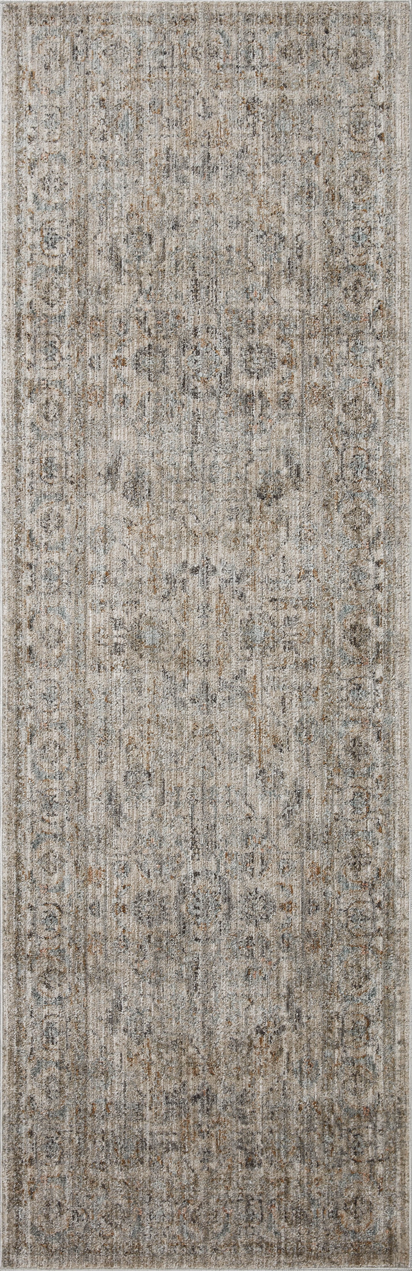 Jean Stoffer x Loloi Katherine Beige / Mist 2'-7" x 12'-0" Runner Rug