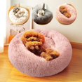 thumbnail image 3 of Perrera para perros Arena para gatos extraíble y lavable Alfombra para perros de otoño e invierno Alfombra para gatos Arena para mascotas Rosa 50 cm, 3 of 5