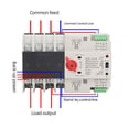 thumbnail image 3 of Interruptor de Transferencia Automática de Doble Potencia, Tipo de Platón 100a Interferencias Resistente Al Interruptor de Transferencia Automática de Doble Potencia para la Caja, 3 of 7