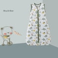 thumbnail image 4 of WIBACKER Baby Sleep Sack TOG 0.5 Wearable Blanket for Babies 100% Cotton 2-Way Zipper 12-24 Months Toddler, 4 of 8