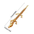 thumbnail image 3 of Dsscvnef 3D Activity Domineering Chinese Loong Popular Desktop Decoration Handle Metal Handicraft Chicken Ornament and Ornament, 3 of 8