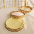thumbnail image 6 of sruoe Dog Bed for Small Dogs, Small Dog Bed, Breathable Rattan Dog Beds, Pet Bed for Puppy & Kitty, Dog & Cat Bed Round Shaped, Dog Beds for Small Dogs, 13.8", 6 of 7