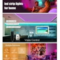 thumbnail image 4 of Yi Lighting 16.4ft Smart RGB Strip Lights, Music-Synced Color Changing with Remote, App Control for Bedroom Home Kitchen Bar, 4 of 6