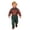 A03-Red, variant on Toddler Boys Long Sleeve Cartoon Print T-Shirt Top with Suspenders Pants Set, Christmas Gentleman Outfit for Kids Formal Occasions
