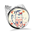 thumbnail image 1 of Cartoon Cute Cat Bird Flower Drawing Ring Adjustable Love Wedding Engagement, 1 of 3