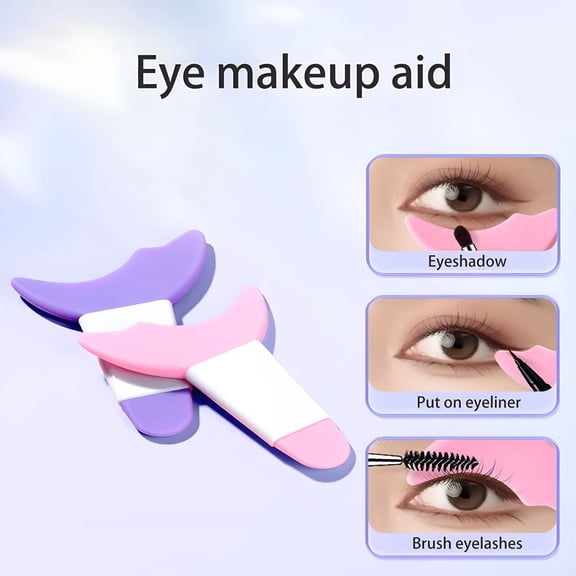 FACEGA Silicone Eyeliner Tool Easy Precise Eye Makeup Application Novice Eyeshadow Comfortable Eyeliner Auxiliary Tool