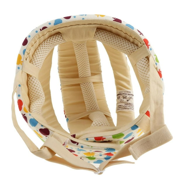 Casco de Seguridad Ajustable para Bebes Y Ninos Pequenos Sombreros para Ninos Arneses Regalo Patron de manzana se describe Sunnimix Casco de seguridad para ninos pequenos Walmart en linea