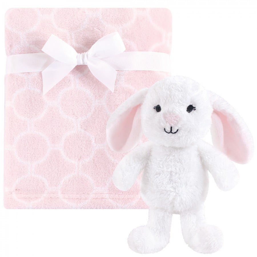 GUND Baby Bunny Rattle Pink White Yellow Shower Gift Infant Stuffed Plush for sale online 