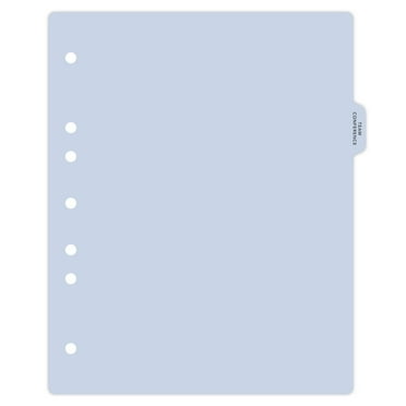 Carstens - Heavy Duty Team Conference Plastic Ring Binder Dividers, Side Tab, 1/9 Cut, Tab 3 Position, US Letter, Pack of 10, (2616-95) - Ideal Medical Chart Dividers for 3 Ring Binders