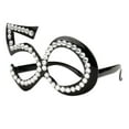 thumbnail image 2 of 2x 30 degree 40 degree 50 degree 60 degree brillo Diamante Fiestas de cumpleaños Novedad plástico Gafas Accesorios Yinane Anteojos de fiesta de cumpleaños, 2 of 8