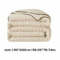 thumbnail image 3 of Throw Blankets Up to 70% Off Hwkond Milk Velvet Faray Coral Velvet Blanket Shawl Blanket Luncheon Blanket Sofa Cover Blanket Sheet(White,150x200cm), 3 of 8