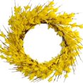 thumbnail image 1 of Corona de flores artificiales de forsitia Bibelot de 50 cm para decoración del hogar, 1 of 6