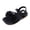 Black, variant on Ymyiu Baby Girl Summer Shoes Toddler Girls Shoes Flower Punch Baby Flats Sandals Removable Size 8.5 (Black,Toddler 8.5)