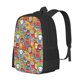 thumbnail image 1 of Easygdp Boho Cute Owls Mochila de Gran Capacidad Minimalista Ideal para Escuela, Viajes y Uso Diario, 1 of 6