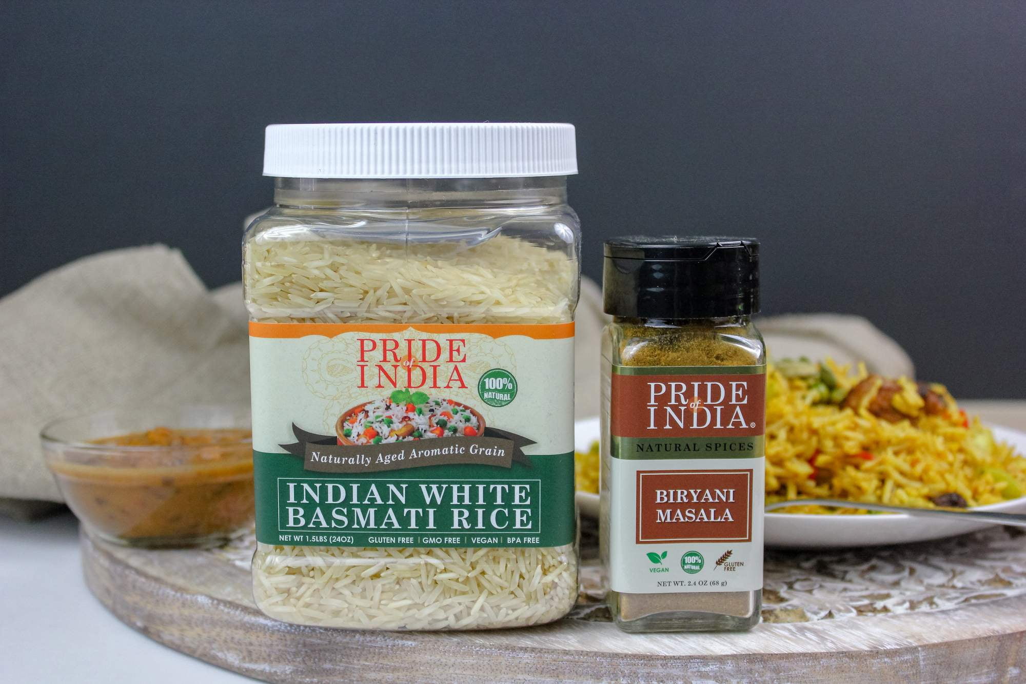 Pride of India - Premium Indian White Basmati Rice - 3.3 lbs (1.5 kg) Jar -  Unique & Nutty Flavored Extra Long, Non-Sticky & Slender Grain - Used to  make Biryanis, Pilaf, Pudding etc., - Walmart.com