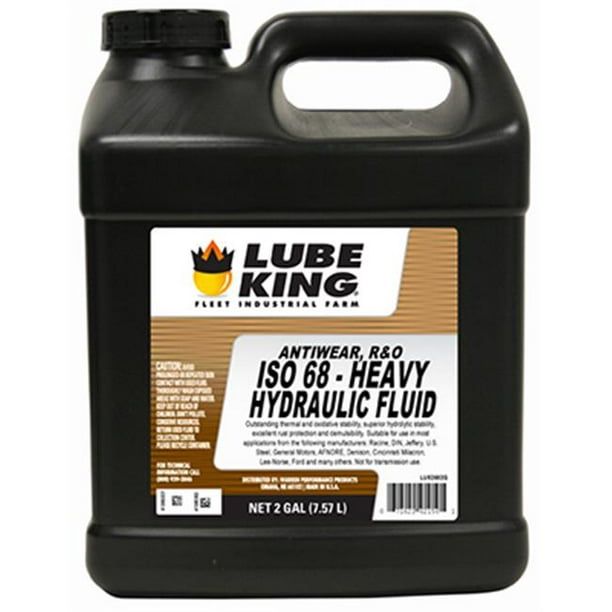 Lube King LU52682G 2 Gallons; AW ISO 68 Fluide Hydraulique - Pack de 3