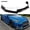 Carbon Fiber Pattern, variant on Front Lip Compatible with 2017-2022 Infiniti Q60, JDM RS Style Double-Deck Air Dam Lower Chin Bumper Splitter Protection Body Kit (Glossy Black)