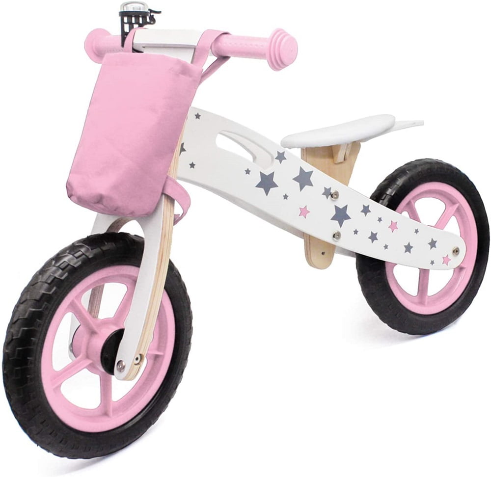 girls wooden balance bike