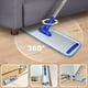 thumbnail image 4 of 18" Professional Microfiber Mop Floor Cleaning System, Flat Mop with Stainless Steel Handle, 4 Reusable Washable Mop Pads, 4 of 5