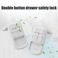 thumbnail image 5 of White Child Safety Cabinet Locks - Locks Multi-Purpose Safety Locks for Cabinets, Drawers, Oven, Refrigerator, Safety Locks for Child Safety, 5 of 8