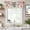 Light Beige Dark Pink, variant on Happy Valentines Day Farmhouse Short Window Curtain Valances, Red Love Branches Spring Rod Pocket Kitchen Valances for Living Room Bedroom Bathroom Cafe 54" x 18"