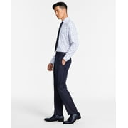 Tallia Men's Slim Fit Stretch Solid Suit Dress Pants Blue 32 x 30