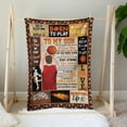 thumbnail image 6 of Sports Basketball Blanket for Boy Kid Men, Son Blanket Gifts from Mom & Dad, to My Son Throw Blanket for Couch Bed Travel, College Graduation Gift for Son, Birthday Gift for Basketball Fans, 6 of 6
