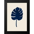 thumbnail image 2 of Artographie Studio 18x24 Black Modern Framed Museum Art Print Titled - Monstera Marble Blue, 2 of 5