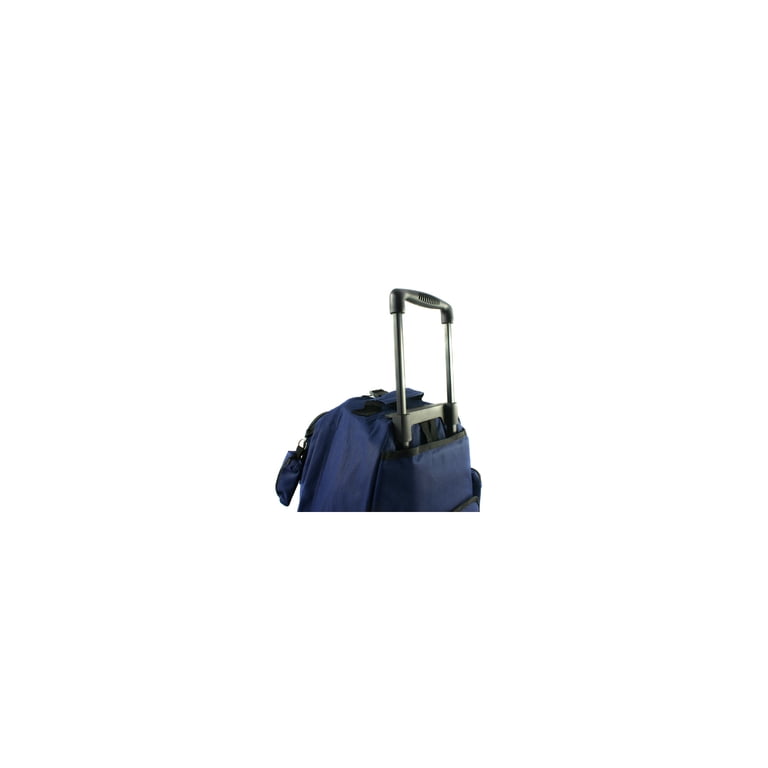 Rolling Backpack Carry On - 22 Inch Travel Backpack with Wheels - Durable Rolling Duffel Bag for Men Women