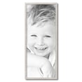 thumbnail image 2 of ArtToFrames 13" x 32" Bright Silver Picture Frame, 13x32 inch Silver Wood Poster Frame (WOM-4752), 2 of 8
