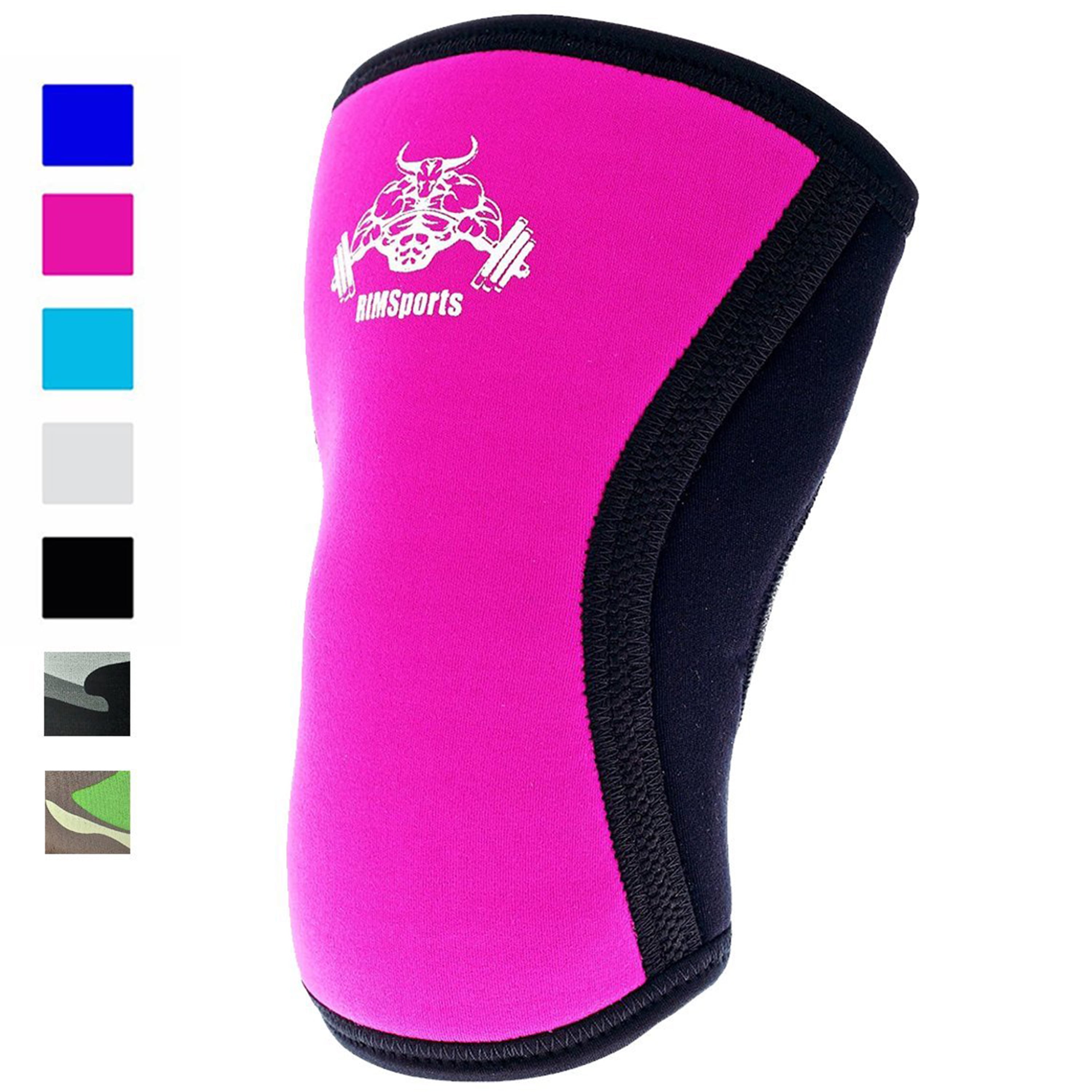 RIMSports Knee Compression Leg Brace Sleeve Wrap Pad Support for Men and Women, L