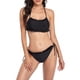 thumbnail image 1 of Traje de baño de 2 piezas con volantes y tankini negro para mujer, talla XL, conjunto de bikini con volantes y lazos en los laterales, 1 of 4