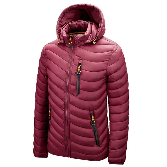 EGNMCR Jackets for Men Men's And Winter Jacket Cotton Waistcoat Warm Jacket