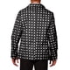 thumbnail image 3 of BLAZERS DE PUNTOS POLKA CHIC INSPIRADOS PARA HOMBRES, AJUSTE SLIM, CHAQUETAS DE NEGOCIO DE UN BOTÓN, M NEGRO, 3 of 6