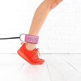 thumbnail image 1 of Correas de pie para entrenamiento de gimnasia, correas de tobillo para hombres y mujeres, (2 piezas - rosa), 1 of 2