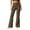 W10-Coffee, variant on Rhuody Women'S Pants Low Waist Wide Leg Solid Color Trousers Versatile Clothing L Coffee
