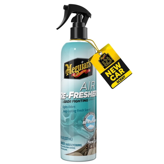 Meguiar’s Air Re-Fresher Odor Fighting Spray, New Car Scent, 8 oz.