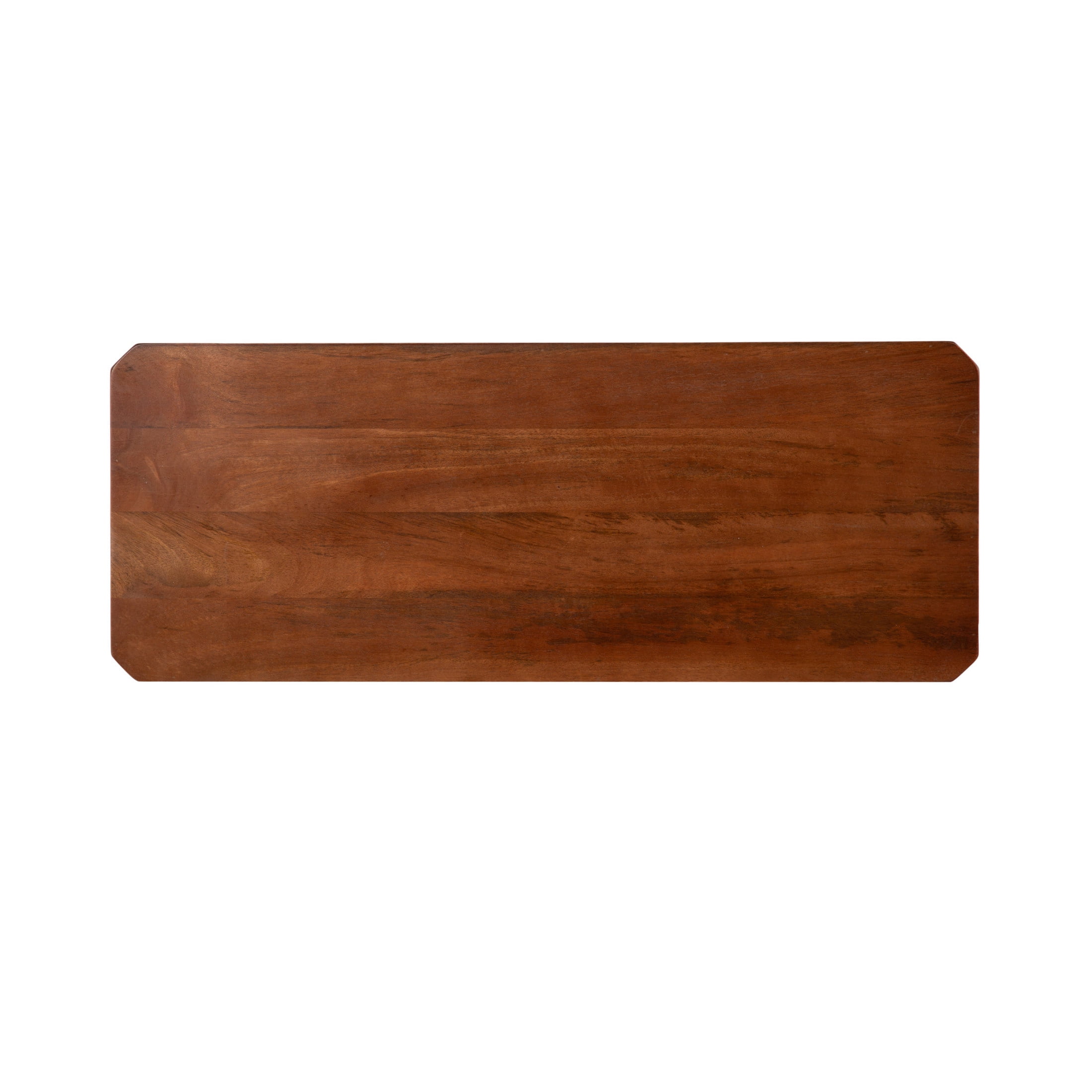 Kate and Laurel Talcott Modern Rectangle Wood Console Table, 36 x 14 x 33, Walnut Brown, Transitional Decorative Two-Tier Entryway Table for Use as a Behind Couch Table or a Bedroom Accent