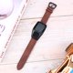 thumbnail image 2 of EeaseMX Correa de reloj de cuero con hebilla chapada en acero inoxidable, compatible con TOMTOM Runner 3 (café), 2 of 7