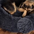 thumbnail image 4 of Cama redonda tranquila para perros con abrazo de rosquilla, cama redonda lavable para mascotas, 4 of 5