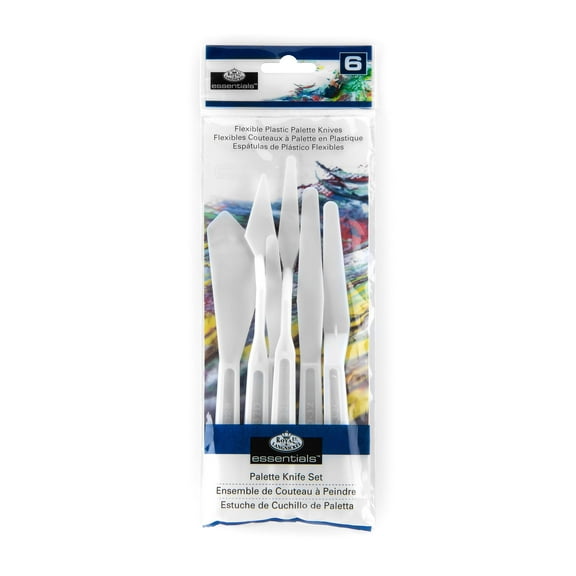 Royal & Langnickel Essentials™ 6pc Plastic Palette Knife Set