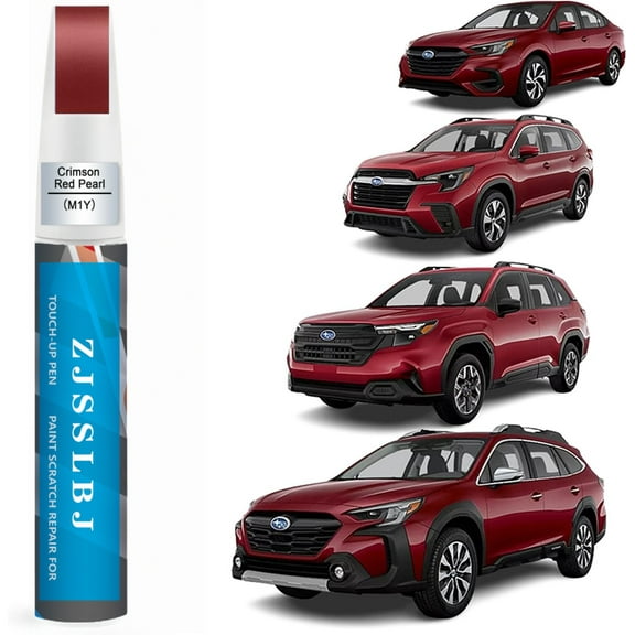 Car Touch Up Paint(Crimson Red Pearl(M1Y)) for SUBARU, Car Paint Scratch Repair Kit, Quick & Easy Solution to Repair, 2 in 1 Scratch Remover Pen with Color-Matched