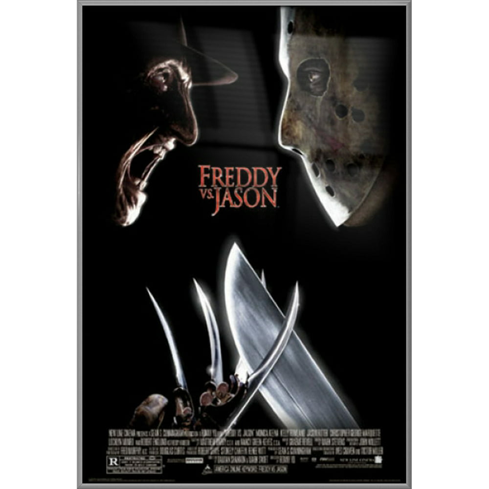 Freddy Vs Jason Framed Movie Poster Print Regular Style Jason