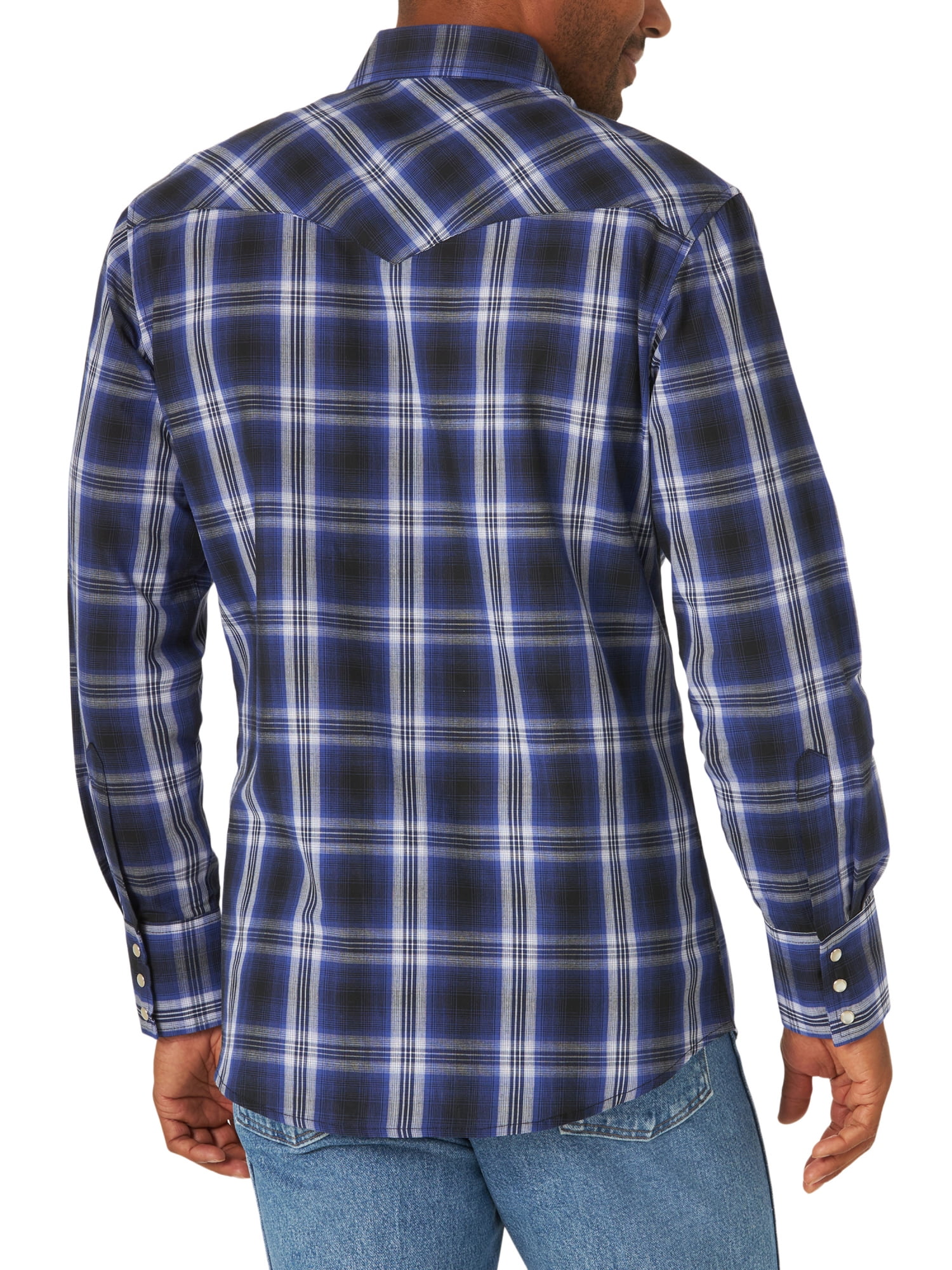 Wrangler Men's Long Sleeve Western Shirt