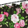thumbnail image 4 of Waterproof Pioneer Shower Curtain 84x72 Inch Polyester Unique Colorful Floral Shower Curtain for Bathroom Hotel Home Decor with 12 Plastic Hooks, 4 of 5