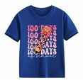 thumbnail image 4 of Girls Graphic Print Short Sleeve T Shirt Back To School Casual Tee Top Clothes, 4 of 4