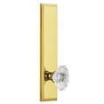 thumbnail image 3 of Grandeur 813982 Fifth Avenue Solid Brass Rose Tall Plate Passage Door Knob Set - Grey, 3 of 6