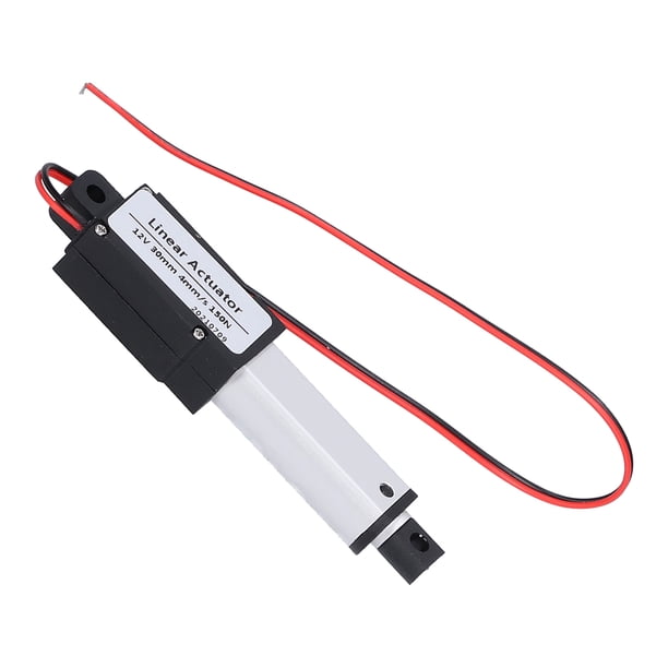 Mini Actuador Lineal Eléctrico, Cancelación De Ruido De 30 Mm DC 12V IP60 Actuador De Movimiento Lineal Impermeable, Tubo De Aluminio Cortocircuito Mini Actuador